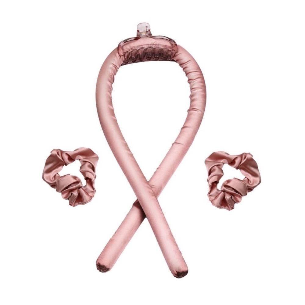 Heatless curling rod headband